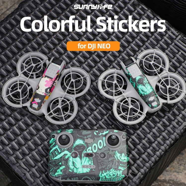 For DJI Neo 2pcs Combo Drone Body Protective Stickers(Desert Camo + Painting) - free shipping - PMC TechLife - Order now!