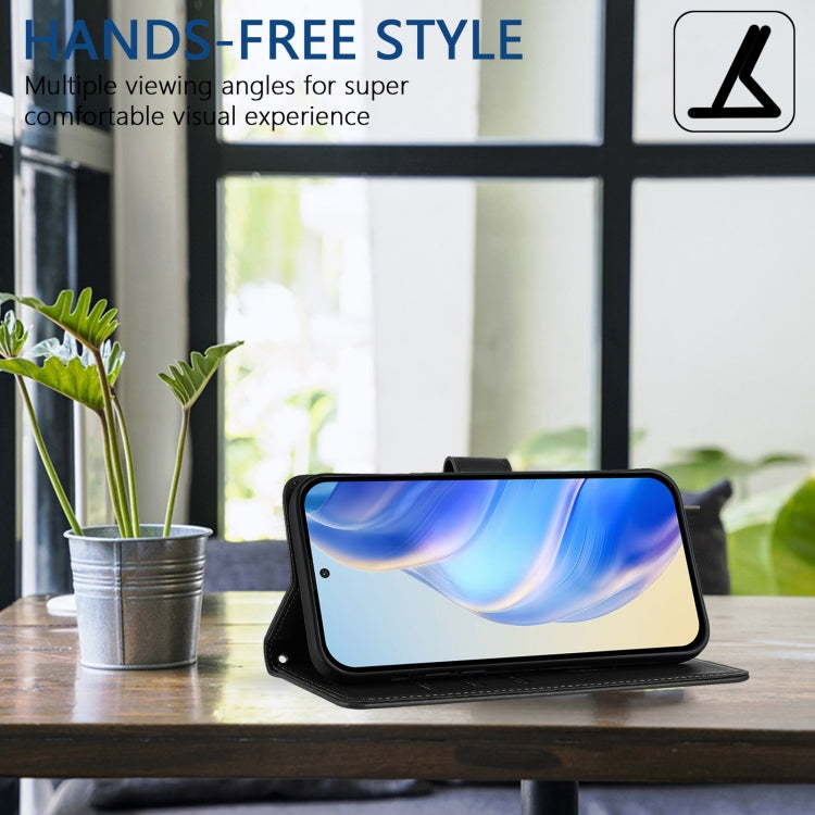 For Ulefone Note 14 Honeycomb Embossing RFID Leather Phone Case(Black) - Ulefone Cases by PMC Jewellery | Online Shopping South Africa | PMC Jewellery | Buy Now Pay Later Mobicred