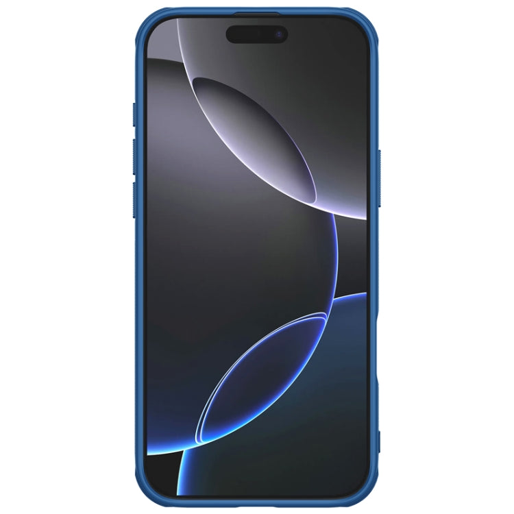 For iPhone 16 Pro NILLKIN Frosted Shield Pro Magnetic Magsafe Phone Case(Blue) - free shipping - PMC Jewellery - Order now!