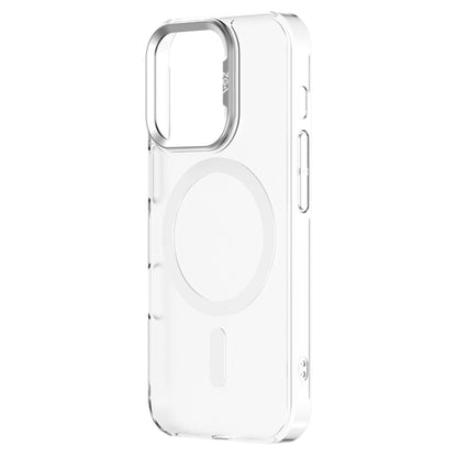 For iPhone 16 Pro Max ZGA Magsafe Clear PC Tempered Glass Phone Case(Frosted White) - iPhone 16 Pro Max Cases by ZGA | Online Shopping South Africa | PMC Jewellery | Buy Now Pay Later Mobicred