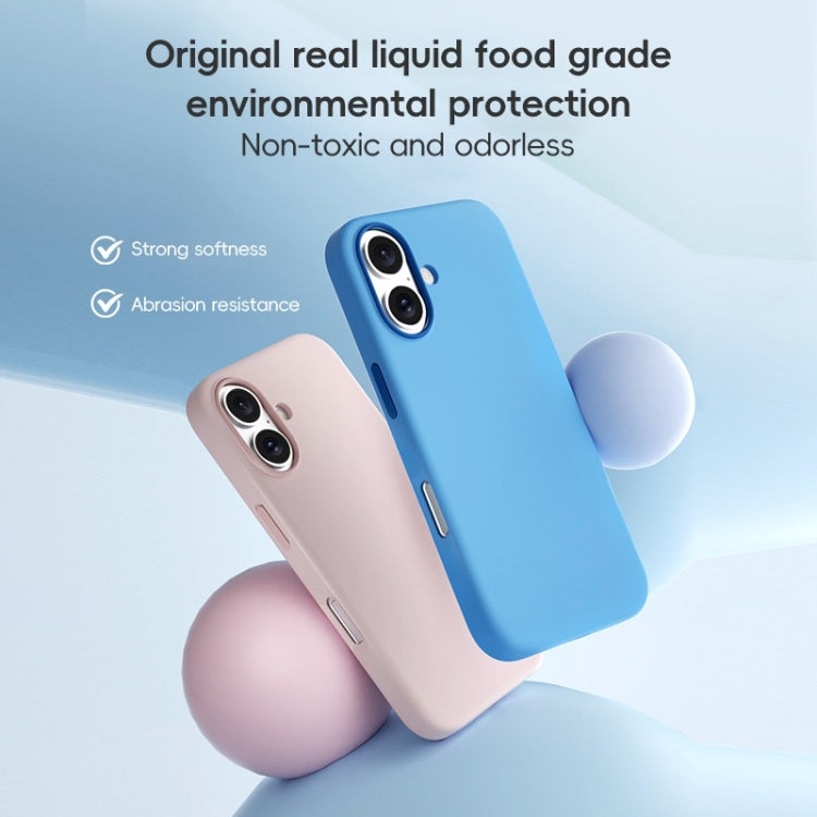 For iPhone 16 Pro ZGA Colorful Liquid Silicone Magsafe Phone Case(Gold) - free shipping - PMC Jewellery - Order now!