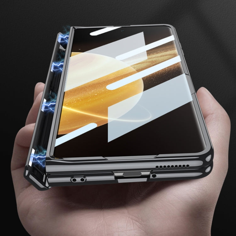 For Honor Magic V3 GKK Integrated Magnetic Fold Hinge AG Phantom Shockproof Phone Case(Green) - free shipping - PMC Jewellery - Order now!