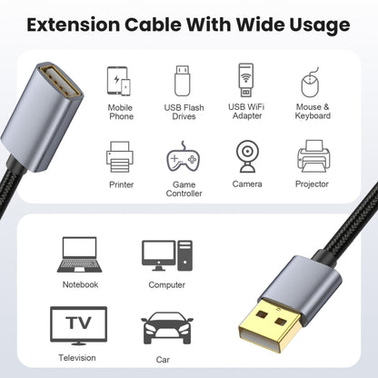 USB2.0 A Male to A Female Extension Data Charging Cable, Length:5m - USB Cable by PMC Jewellery | Online Shopping South Africa | PMC Jewellery | Buy Now Pay Later Mobicred