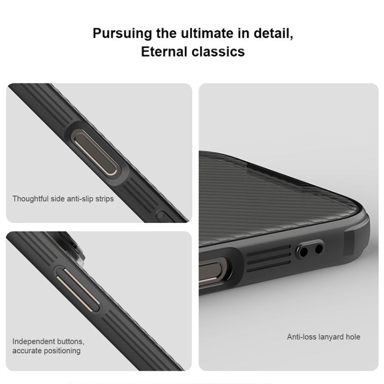 For iPhone 16 Pro Max NILLKIN CamShield Prop MagSafe Magnetic Translucent PC Phone Case(Black) - free shipping - PMC Jewellery - Order now!