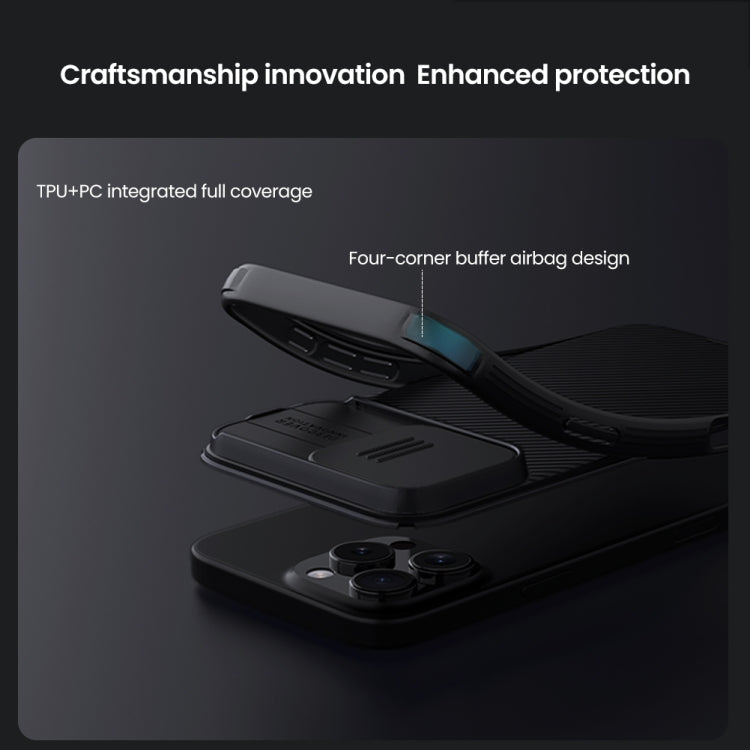For iPhone 16 Pro Max NILLKIN CamShield Pro PC Phone Case(Black) - free shipping - PMC Jewellery - Order now!