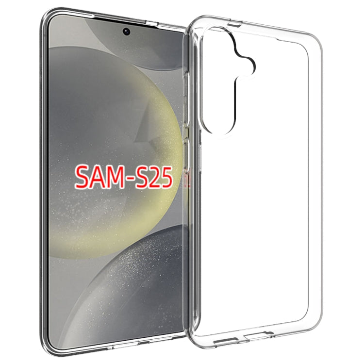 For Samsung Galaxy S25 5G Waterproof Texture TPU Phone Case(Transparent) - Galaxy S25 5G Cases by PMC Jewellery | Online Shopping South Africa | PMC Jewellery | Buy Now Pay Later Mobicred