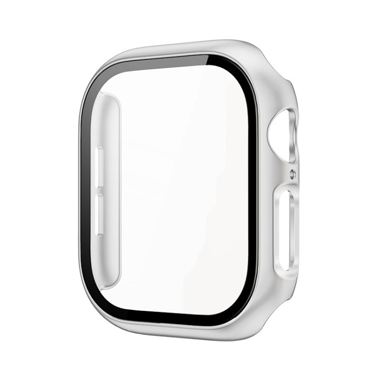 For Apple Watch Series 10 46mm imak Integrated Watch Case with Film(Silver) - free shipping - PMc TechLife - Order now!