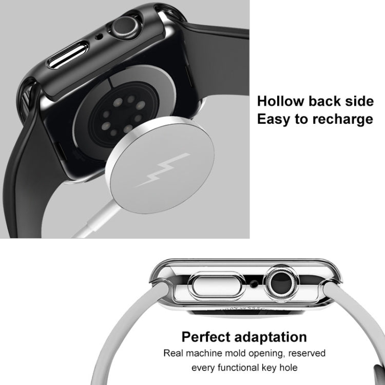 For Apple Watch Series 10 42mm imak Integrated Watch Case with Film(Blue) - free shipping - PMc TechLife - Order now!
