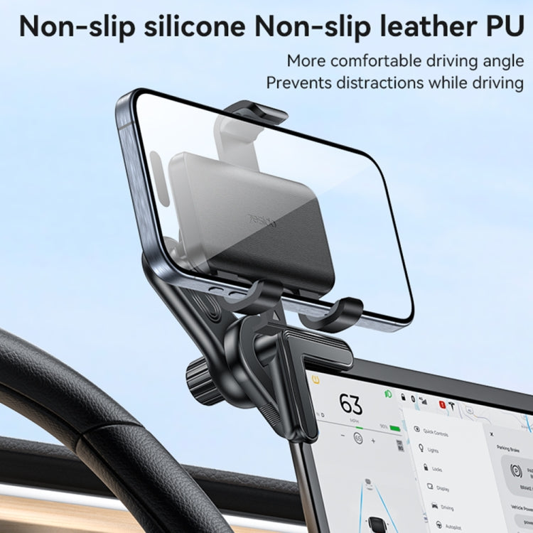Yesido C250 Phone Clamp Holder For Car Floating Screen(Black) - free shipping - PMC Jewellery - Order now!