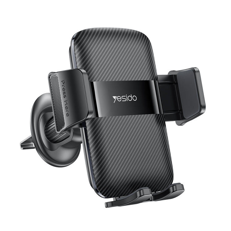 Yesido C251 Car Air Outlet Gravity Clamp Mobile Phone Holder(Black) - Car Holders by Yesido | Online Shopping South Africa | PMC Jewellery | Buy Now Pay Later Mobicred