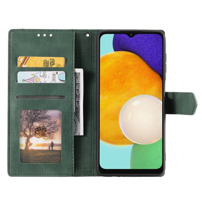 For Samsung Galaxy S25 5G Nail Skin Feel Stitching Calf Texture Leather Phone Case(Green) - Galaxy S25 5G Cases by PMC Jewellery | Online Shopping South Africa | PMC Jewellery | Buy Now Pay Later Mobicred