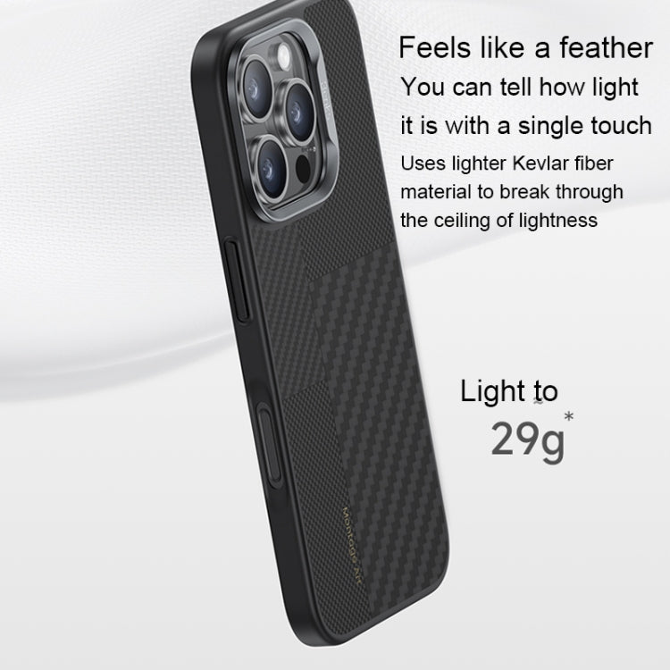 For iPhone 16 Pro Benks Montage MagSafe Kevlar Fiber Phone Case(Black) - free shipping - PMC Jewellery - Order now!