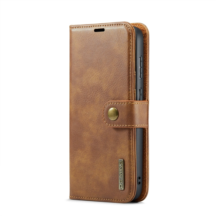 For Samsung Galaxy S24 FE 5G DG.MING Crazy Horse Texture Detachable Magnetic Leather Case(Brown) - Galaxy S24 FE 5G Cases by DG.MING | Online Shopping South Africa | PMC Jewellery | Buy Now Pay Later Mobicred