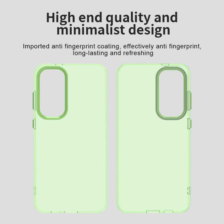 For Samsung Galaxy S25 5G Candy PC Hybrid TPU Shockproof Phone Case(Green) - Galaxy S25 5G Cases by PMC Jewellery | Online Shopping South Africa | PMC Jewellery | Buy Now Pay Later Mobicred