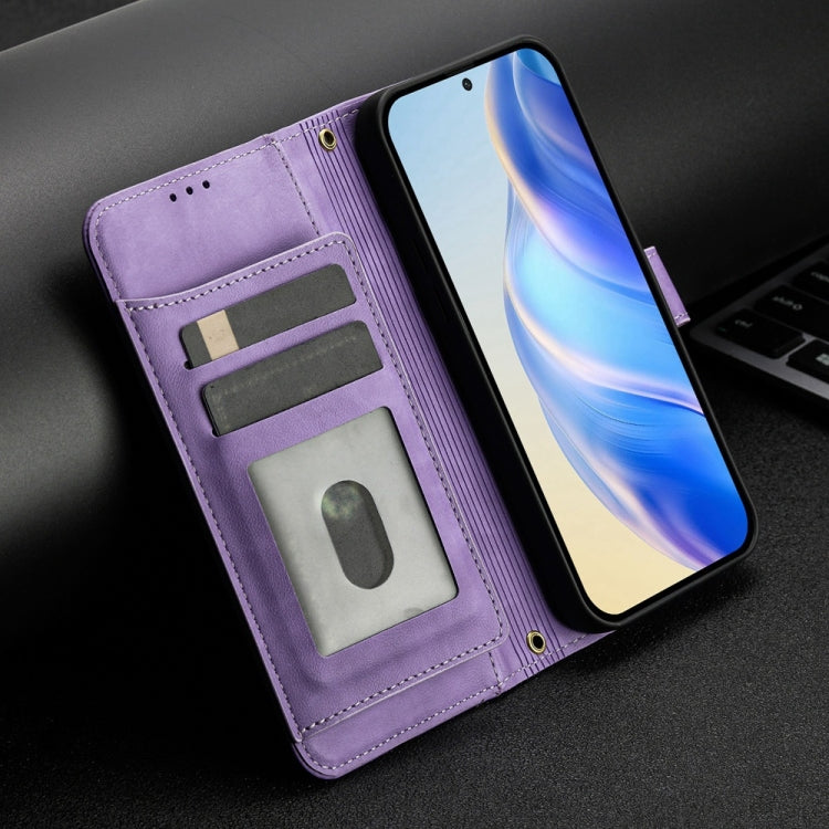 For Ulefone Note 17 Pro Multi-Card Slots Zipper Wallet Leather Phone Case(Purple) - Ulefone Cases by PMC Jewellery | Online Shopping South Africa | PMC Jewellery | Buy Now Pay Later Mobicred