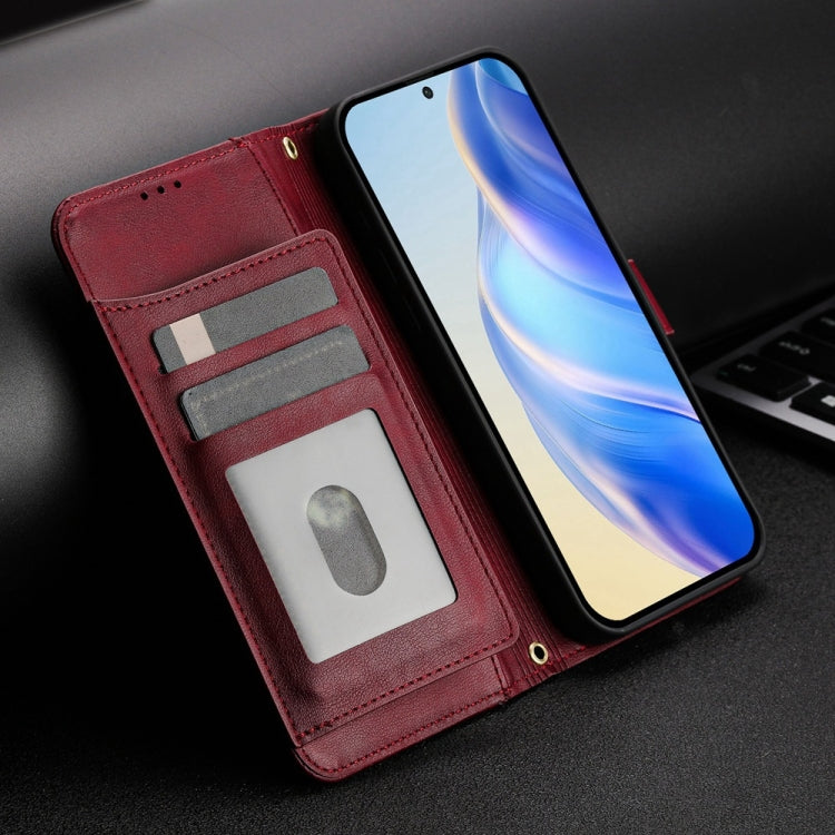 For Ulefone Note 18 Ultra Multi-Card Slots Zipper Wallet Leather Phone Case(Dark Red) - Ulefone Cases by PMC Jewellery | Online Shopping South Africa | PMC Jewellery | Buy Now Pay Later Mobicred