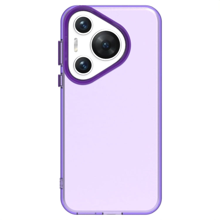 For Huawei Pura 70 Pro Candy PC Hybrid TPU Shockproof Phone Case(Purple) - Huawei Cases by PMC Jewellery | Online Shopping South Africa | PMC Jewellery | Buy Now Pay Later Mobicred