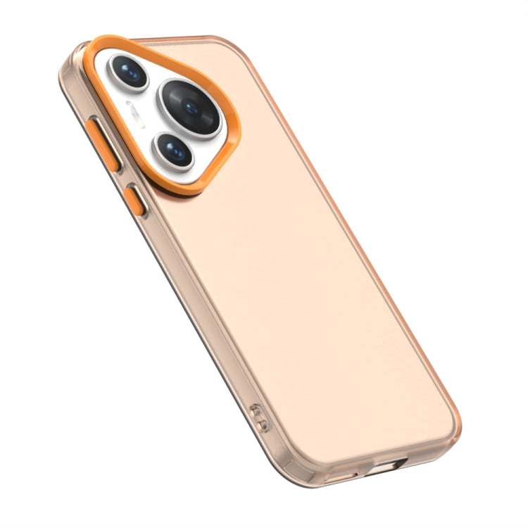 For Huawei Pura 70 Pro+ Candy PC Hybrid TPU Shockproof Phone Case(Orange) - Huawei Cases by PMC Jewellery | Online Shopping South Africa | PMC Jewellery | Buy Now Pay Later Mobicred