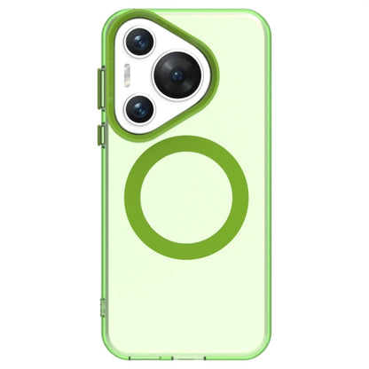 For Huawei Pura 70 Candy Magsafe PC Hybrid TPU Phone Case(Green) - Huawei Cases by PMC Jewellery | Online Shopping South Africa | PMC Jewellery | Buy Now Pay Later Mobicred