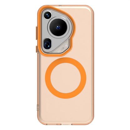 For Huawei Pura 70 Ultra Candy Magsafe PC Hybrid TPU Phone Case(Orange) - Huawei Cases by PMC Jewellery | Online Shopping South Africa | PMC Jewellery | Buy Now Pay Later Mobicred