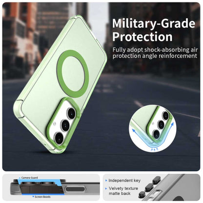 For Samsung Galaxy S25+ 5G Candy Magsafe PC Hybrid TPU Phone Case(Green) - Galaxy S25+ 5G Cases by PMC Jewellery | Online Shopping South Africa | PMC Jewellery | Buy Now Pay Later Mobicred