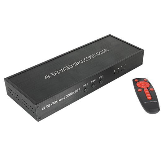 NK-BT88 4K 3x3 HDMI Video Wall Controller Multi-screen Splicing Processor with Remote Controller, Plug:UK Plug - Splitter by PMC Jewellery | Online Shopping South Africa | PMC Jewellery | Buy Now Pay Later Mobicred