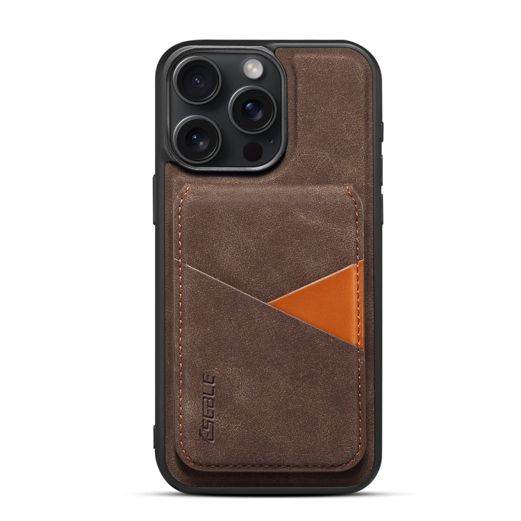 For iPhone 16 ESEBLE E2 Retro Texture Card Slots MagSafe RFID Leather Case(Coffee) - iPhone 16 Cases by ESEBLE | Online Shopping South Africa | PMC Jewellery | Buy Now Pay Later Mobicred