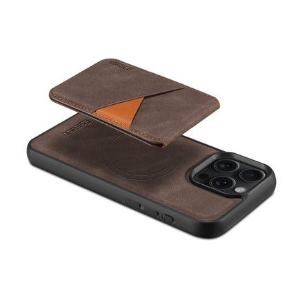 For iPhone 16 ESEBLE E2 Retro Texture Card Slots MagSafe RFID Leather Case(Coffee) - iPhone 16 Cases by ESEBLE | Online Shopping South Africa | PMC Jewellery | Buy Now Pay Later Mobicred