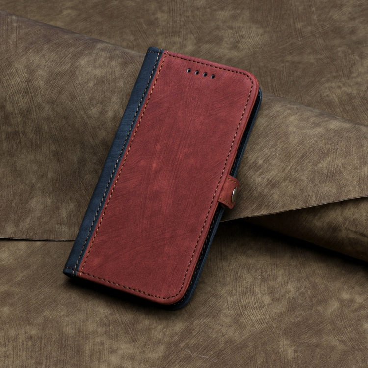 For Samsung Galaxy S25+ 5G Side Buckle Double Fold Hand Strap Leather Phone Case(Red) - Galaxy S25+ 5G Cases by PMC Jewellery | Online Shopping South Africa | PMC Jewellery | Buy Now Pay Later Mobicred