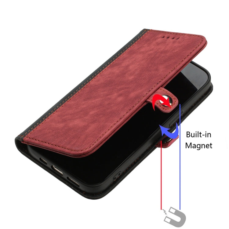 For Samsung Galaxy S25+ 5G Side Buckle Double Fold Hand Strap Leather Phone Case(Red) - Galaxy S25+ 5G Cases by PMC Jewellery | Online Shopping South Africa | PMC Jewellery | Buy Now Pay Later Mobicred