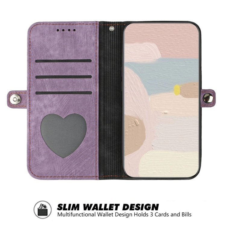 For Samsung Galaxy S25+ 5G Side Buckle Double Fold Hand Strap Leather Phone Case(Purple) - Galaxy S25+ 5G Cases by PMC Jewellery | Online Shopping South Africa | PMC Jewellery | Buy Now Pay Later Mobicred
