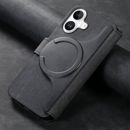 For iPhone 16 Plus CaseNeo MagSafe RFID Anti-theft Retro Leather Phone Case(Black) - iPhone 16 Plus Cases by CaseNeo | Online Shopping South Africa | PMC Jewellery | Buy Now Pay Later Mobicred