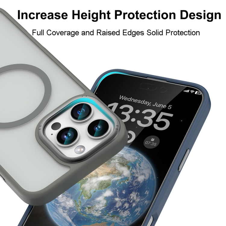 For iPhone 16 Pro Mutural Skin Feel Series Frosted MagSafe Magnetic Phone Case(Black) - iPhone 16 Pro Cases by Mutural | Online Shopping South Africa | PMC Jewellery | Buy Now Pay Later Mobicred