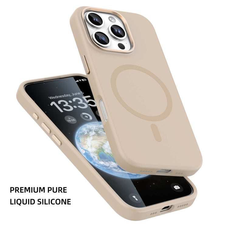 For iPhone 16 Mutural Karen Series Liquid Silicone MagSafe Magnetic Phone Case(Navy Blue) - iPhone 16 Cases by Mutural | Online Shopping South Africa | PMC Jewellery | Buy Now Pay Later Mobicred