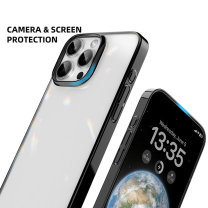 For iPhone 16 Pro Max Mutural Jiantou Series Electroplating Hybrid PC Phone Case(Silver) - iPhone 16 Pro Max Cases by Mutural | Online Shopping South Africa | PMC Jewellery | Buy Now Pay Later Mobicred