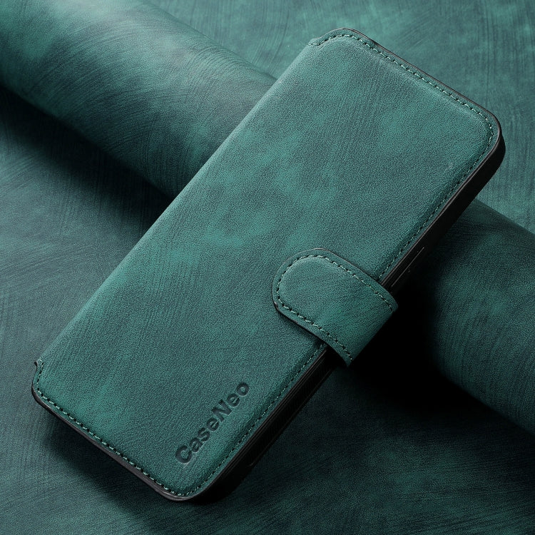 For Motorola Moto G 5G 2024 CaseNeo MagSafe RFID Anti-theft Retro Leather Phone Case(Green) - Motorola Cases by CaseNeo | Online Shopping South Africa | PMC Jewellery | Buy Now Pay Later Mobicred