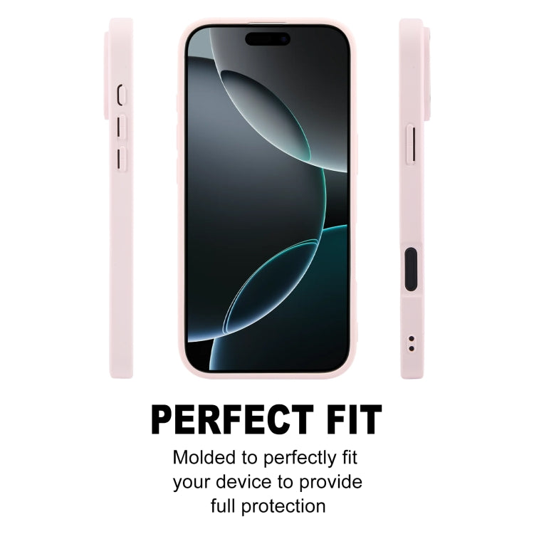 For iPhone 16 Pro Max GEBEI Plain Leather TPU Hybrid PU Phone Case(Pink) - iPhone 16 Pro Max Cases by GEBEI | Online Shopping South Africa | PMC Jewellery | Buy Now Pay Later Mobicred