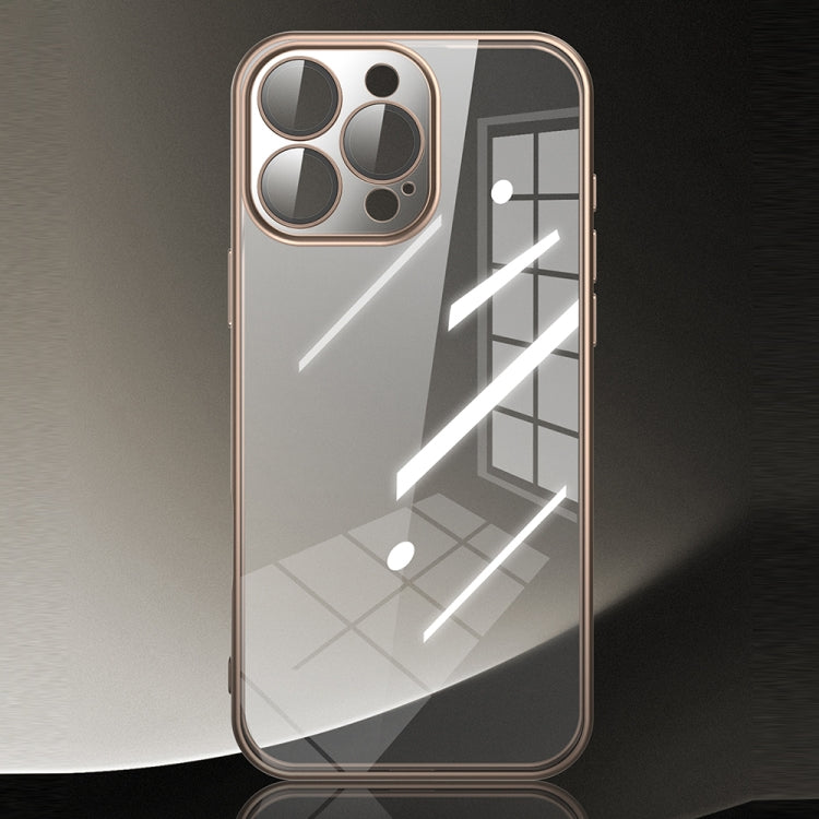 For iPhone 16 Pro TOTU PC-2 Soft Jane Series Electroplated TPU Phone Case with Lens Film(Grey) - iPhone 16 Pro Cases by TOTUDESIGN | Online Shopping South Africa | PMC Jewellery | Buy Now Pay Later Mobicred