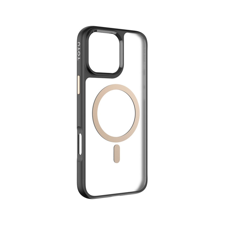 For iPhone 16 Pro TOTU PC-7 Gold Shield Series Skin Feel MagSafe Magnetic Phone Case(Gold) - iPhone 16 Pro Cases by TOTUDESIGN | Online Shopping South Africa | PMC Jewellery | Buy Now Pay Later Mobicred