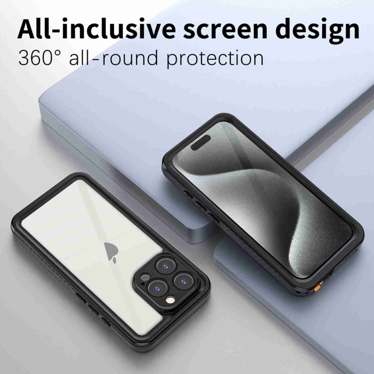 For iPhone 16 Pro RedPepper IP68 Waterproof Triple-proof Phone Case(Black) - iPhone 16 Pro Cases by RedPepper | Online Shopping South Africa | PMC Jewellery | Buy Now Pay Later Mobicred