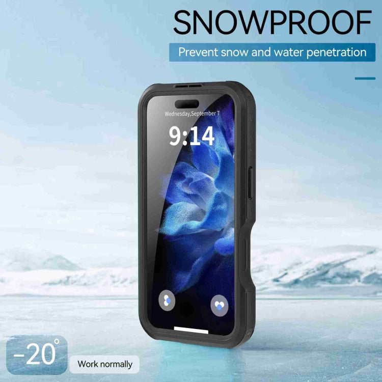 For iPhone 16 Pro Max RedPepper IP68 Waterproof Triple-proof MagSafe Phone Case(Black) - iPhone 16 Pro Max Cases by RedPepper | Online Shopping South Africa | PMC Jewellery | Buy Now Pay Later Mobicred