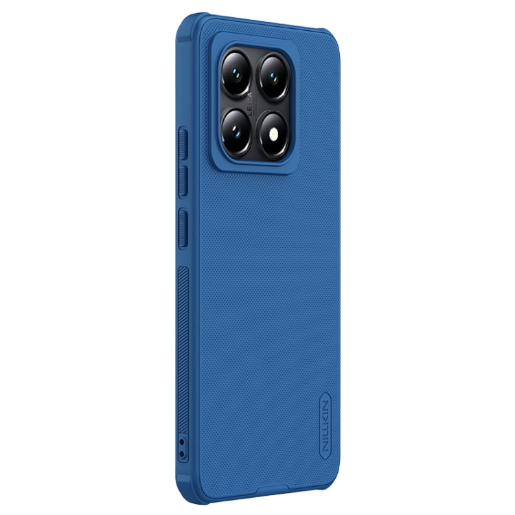 For Xiaomi 14T NILLKIN Frosted Shield Pro PC + TPU Phone Case(Blue) - 14T Cases by NILLKIN | Online Shopping South Africa | PMC Jewellery | Buy Now Pay Later Mobicred