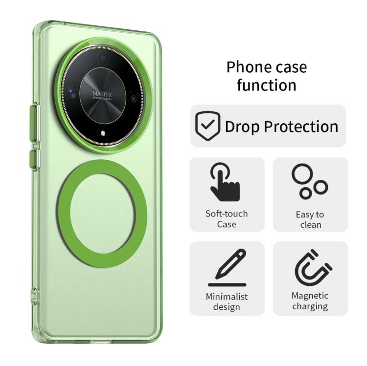 For Honor Magic6 Lite 5G Candy Magsafe PC Hybrid TPU Phone Case(Green) - free shipping - PMC TechLife - Order now!