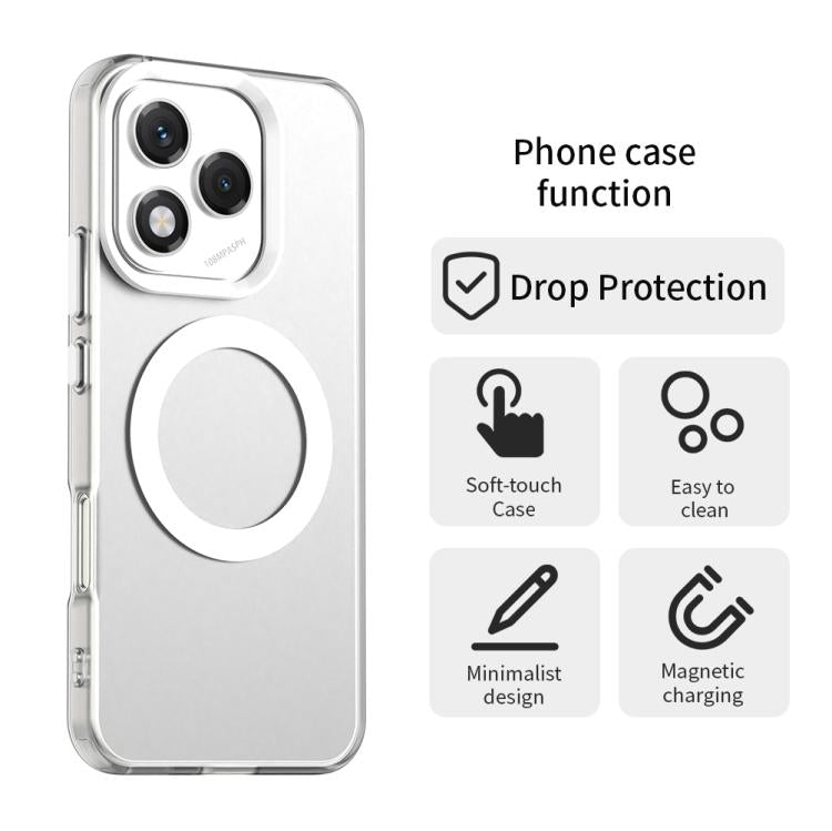 For Honor 400 Lite Global Candy Magsafe PC Hybrid TPU Phone Case(White) - free shipping - PMC TechLife - Order now!