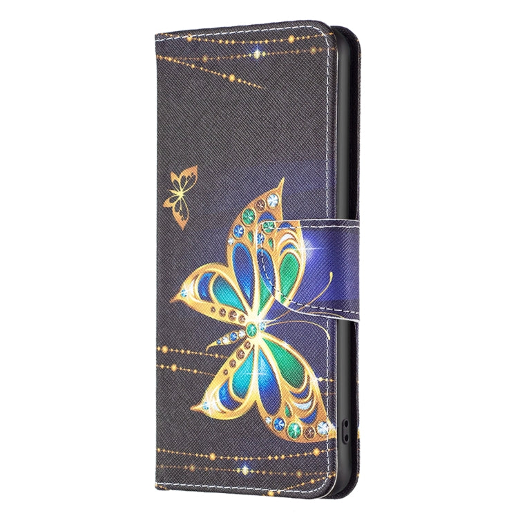 For Samsung Galaxy S25+ 5G Colored Drawing Pattern Leather Phone Case(Big Butterfly) - Galaxy S25+ 5G Tempered Glass by PMC Jewellery | Online Shopping South Africa | PMC Jewellery | Buy Now Pay Later Mobicred