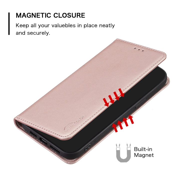 For Samsung Galaxy S25 Ultra 5G Magnetic Leather Phone Case(Gold) - Galaxy S25 Ultra 5G Cases by PMC Jewellery | Online Shopping South Africa | PMC Jewellery | Buy Now Pay Later Mobicred