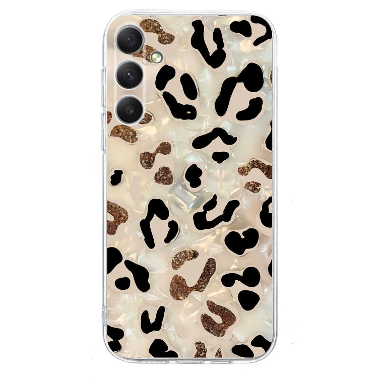 For Samsung Galaxy S25 5G Colorful Painting Pattern TPU Phone Case(Leopard) - Galaxy S25 5G Cases by PMC Jewellery | Online Shopping South Africa | PMC Jewellery | Buy Now Pay Later Mobicred