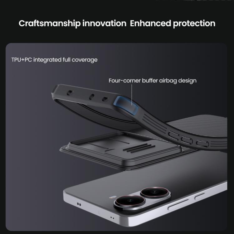 For Redmi Turbo 4 NILLKIN CamShield Pro PC Phone Case(Black) - free shipping - PMc TechLife - Order now!