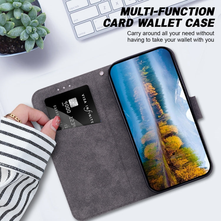 For Samsung Galaxy S25 5G Ultra-thin Voltage Magnetic Buckle Leather Phone Case(Blue) - Galaxy S25 5G Cases by PMC TechLife | Online Shopping South Africa | PMC TechLife | Buy Now Pay Later Mobicred