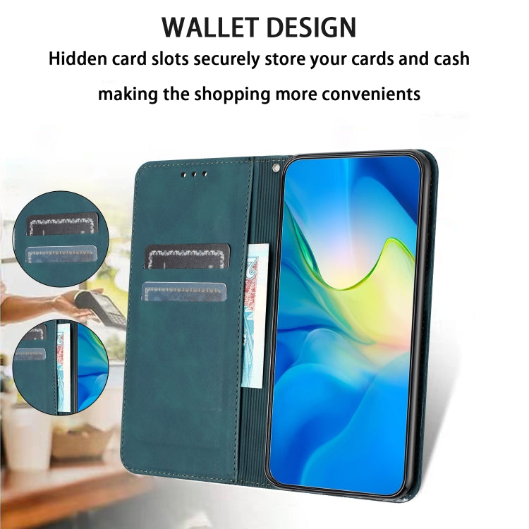 For Samsung Galaxy S25 5G Retro Elephant Embossed Leather Phone Case(Green) - Galaxy S25 5G Cases by PMC Jewellery | Online Shopping South Africa | PMC Jewellery | Buy Now Pay Later Mobicred